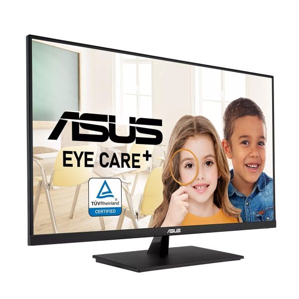 ASUS VP327Q 31.5 inch 4K UHD monitor met adaptieve sync en VA-paneel, ideaal voor gaming en professioneel gebruik.