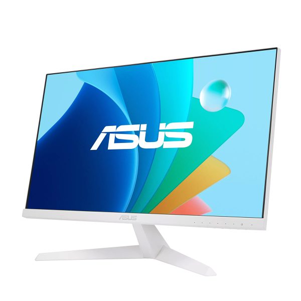 ASUS VY249HF-W 23.8 inch Full HD monitor met 100Hz verversingssnelheid, 1ms responstijd, IPS-scherm en Adaptive Sync voor vloeiende beelden.
