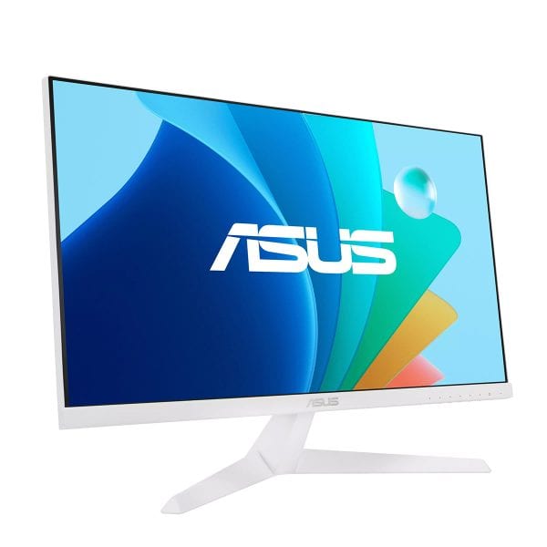 ASUS VY249HF-W 23.8 inch Full HD monitor met 100Hz verversingssnelheid, 1ms responstijd, IPS-paneel en Adaptive Sync voor vloeiende beelden. Ideaal voor gaming en professioneel gebruik.