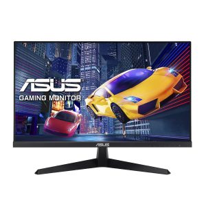 ASUS VY249HGR 23.8 inch Full HD gaming monitor met 120Hz verversingssnelheid en 1ms responstijd, ideaal voor snelle games en vloeiende beelden.