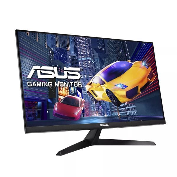 ASUS VY279HGR 27 inch gaming monitor met 120Hz verversingssnelheid en 1ms responstijd voor vloeiende gameplay. Ideaal voor gamers die hoge prestaties en scherpe beelden zoeken.