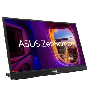 Aangepaste titel: ASUS ZenScreen monitor voor portabiliteit en gaming.