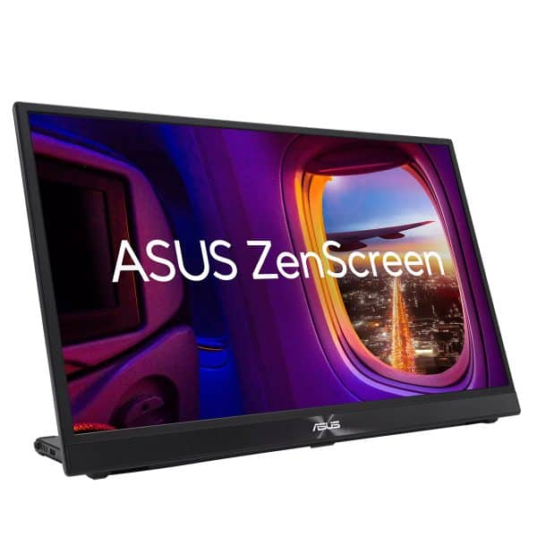 Aangepaste titel: ASUS ZenScreen monitor voor portabiliteit en gaming.