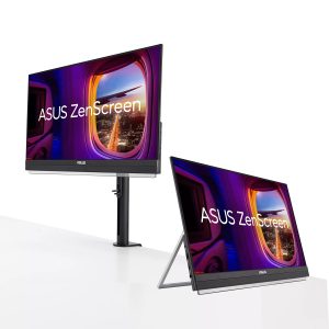 Felxibele ASUS ZenScreen monitor voor professioneel gebruik en gaming, gemakkelijk te vervoeren met stevige standaard en helder display voor optimale beeldkwaliteit.