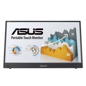 Flexibele ASUS draagbare touchmonitor voor gaming en zakelijke toepassingen.