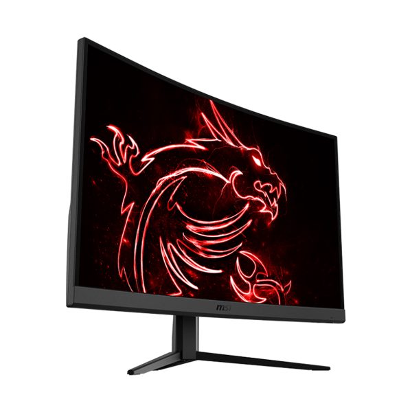 MSI G32CQ4 31.5 inch curved gaming monitor met 170Hz verversingssnelheid en 1ms responstijd voor vloeiende gameplay. Ideaal voor competitief gamen en scherpe beeldkwaliteit met WQHD-resolutie.