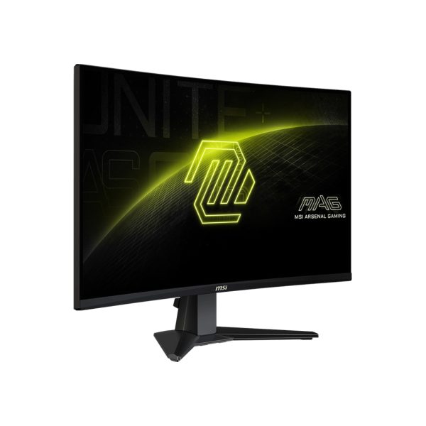 MSI MAG 27C6F 27 inch gaming monitor met 180Hz verversingssnelheid, 0.5ms responstijd, Full HD resolutie en Adaptive Sync voor vloeiende gameplay.