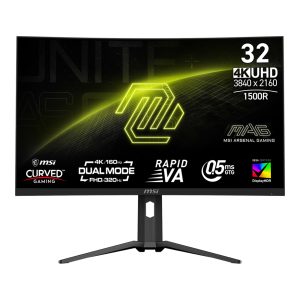 Msi Mag 321cupdf 31 5 Inch 160hz 4k Uhd 0 5ms 320hz Full Hd Dual Mode Freesync Premium Rapid Va Curved Gaming Monitor 1