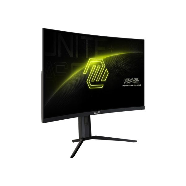 31,5 inch MSI MAG 321CUPDF gaming monitor met 4K UHD-resolutie, 160Hz verversingssnelheid, curved VA-scherm, FreeSync Premium, snelle responstijd en dual mode voor optimale game-ervaring.