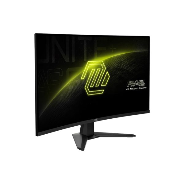 MSI MAG 32CQ6F 31.5 inch gaming monitor met 180Hz verversingssnelheid en 0.5ms responstijd, ideaal voor competitief gamen. Curved WQHD scherm met Adaptive Sync voor vloeiende gameplay.