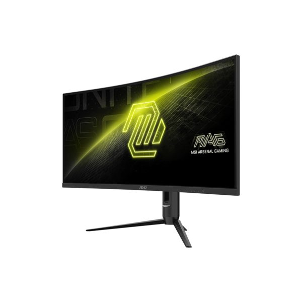 MSI MAG 342CQR E2 34 inch curved gaming monitor met 180Hz verversingssnelheid en UWQHD-resolutie, ideaal voor competitief gamen en professionele gaming setups.
