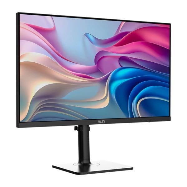 MSI 27 inch 4K UHD IPS monitor met adaptieve sync en pivotfunctie, ideaal voor professioneel gebruik en gaming. Helder beeld, snelle responstijd en veelzijdige verstelbaarheid voor optimale werk- en s.