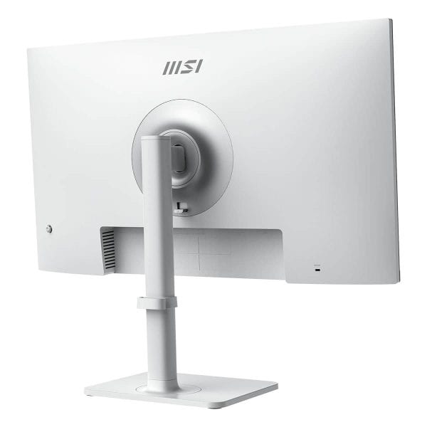 MSI Modern MD272UPSW 27 inch 4K UHD IPS monitor met pivot, 60Hz en 4ms responstijd, ideaal voor professioneel gebruik en gaming.