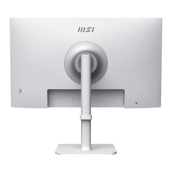 MSI Modern MD272UPSW 27 inch 4K UHD monitor met IPS-paneel en pivotfunctie, ideaal voor professioneel gebruik en gaming.