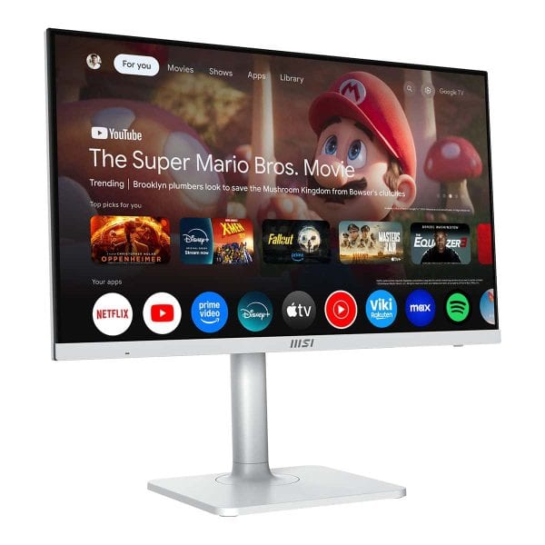 MSI Modern MD272UPSW 27 inch 4K UHD IPS monitor met pivotfunctie en adaptieve sync technologie.