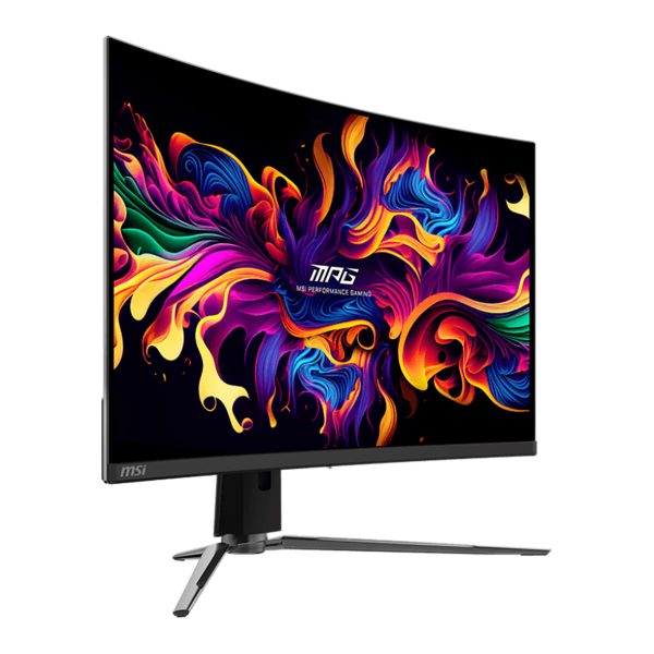 MSI MPG 321CURX QD-OLED 31.5 inch gaming monitor met 4K UHD, 240Hz en G-Sync voor optimale game-ervaring.