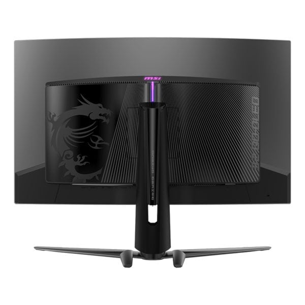 MSI MPG 321CURX QD-OLED gaming monitor met 31.5 inch scherm, 240Hz verversingssnelheid, 0.03ms responstijd, 4K UHD-resolutie en G-Sync voor vloeiende gameplay.