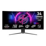 MSI MPG 346CQRF X24 34 inch 240Hz 0.5ms UWQHD Adaptive Sync Rapid VA Curved Gaming Monitor