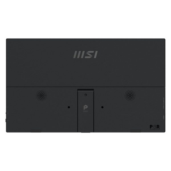 Draagbare MSI PRO MP165 monitor met 15.6 inch Full HD IPS-scherm, ideaal voor gaming en professioneel gebruik. Lichtgewicht en gemakkelijk mee te nemen, perfect voor onderweg en multitasking.