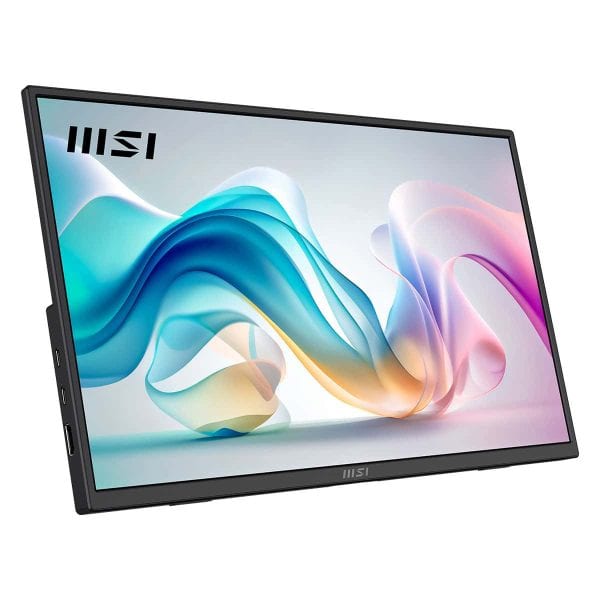 Compact 15.6 inch MSI portable monitor met Full HD IPS-scherm, ideaal voor gaming en werk onderweg. Lichtgewicht en gemakkelijk te verbinden met laptops en andere apparaten.