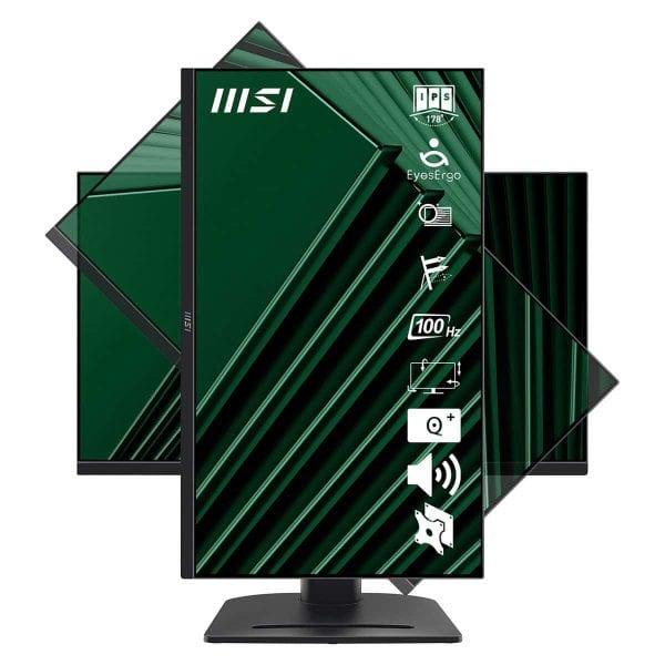 MSI PRO MP275PG 27 inch Full HD monitor met 100Hz verversingssnelheid, IPS-paneel en adaptieve sync voor gaming en professioneel gebruik.