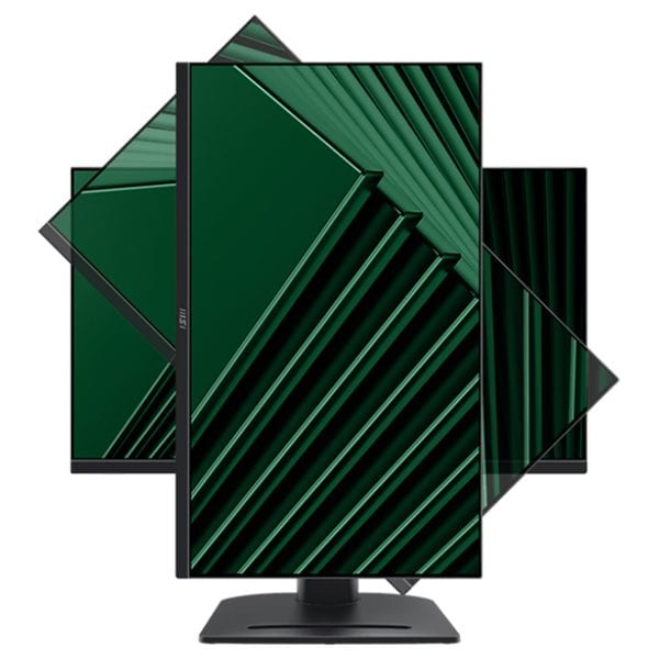 Professionele 27 inch 4K IPS monitor met dunne randen, geschikt voor grafisch ontwerp en zakelijk gebruik, met hoge resolutie en levendige kleuren.