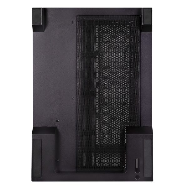 Mid tower gaming behuizing van BitFenix met ARGB-verlichting, gehard glas zijpaneel en USB 3.1-poorten, ideaal voor krachtige gaming systemen.