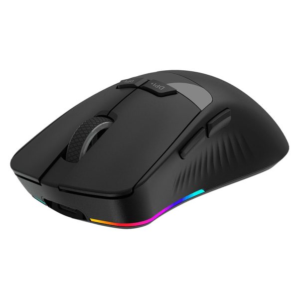 Professionele draadloze gaming muis met OLED-scherm, 26.000 DPI en RGB-verlichting, ideaal voor gamers die precisie en stijl zoeken.