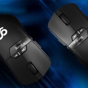 Professionele draadloze gaming muis met OLED-scherm, 26.000 DPI, RGB-verlichting en ergonomisch ontwerp voor ultieme gamingervaring.
