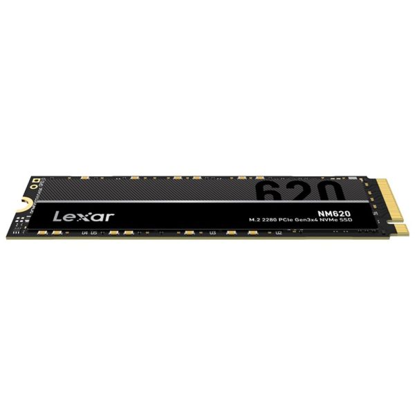 Lexar NM620 1TB NVMe PCIe Gen3 x4 M.2 SSD voor snelle gegevensoverdracht en opslag.