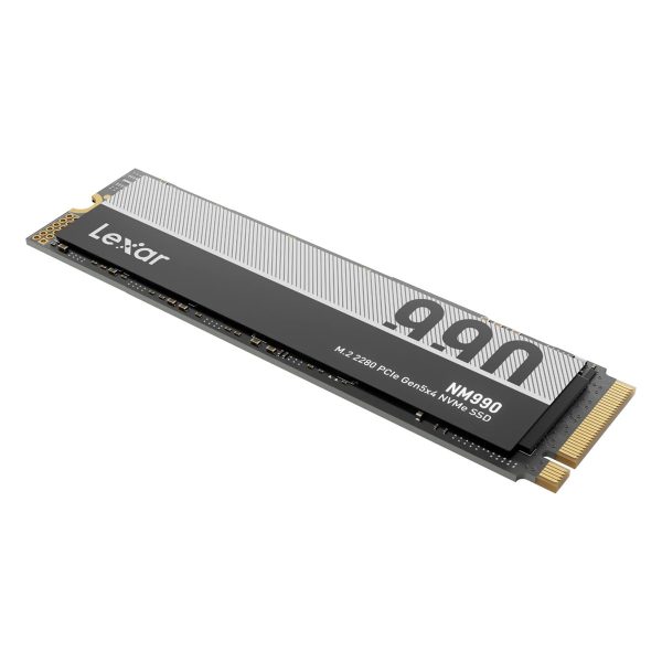 Leessnelheid 14000MB/s, schrijfsnelheid 11000MB/s, Lexar NM990 4TB NVMe PCIe Gen5 x4 M.2 SSD.