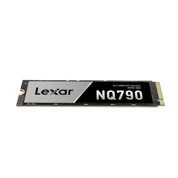 Lexar NQ790 1TB NVMe PCIe Gen4 x4 SSD voor snelle gegevensoverdracht en gamingprestaties.