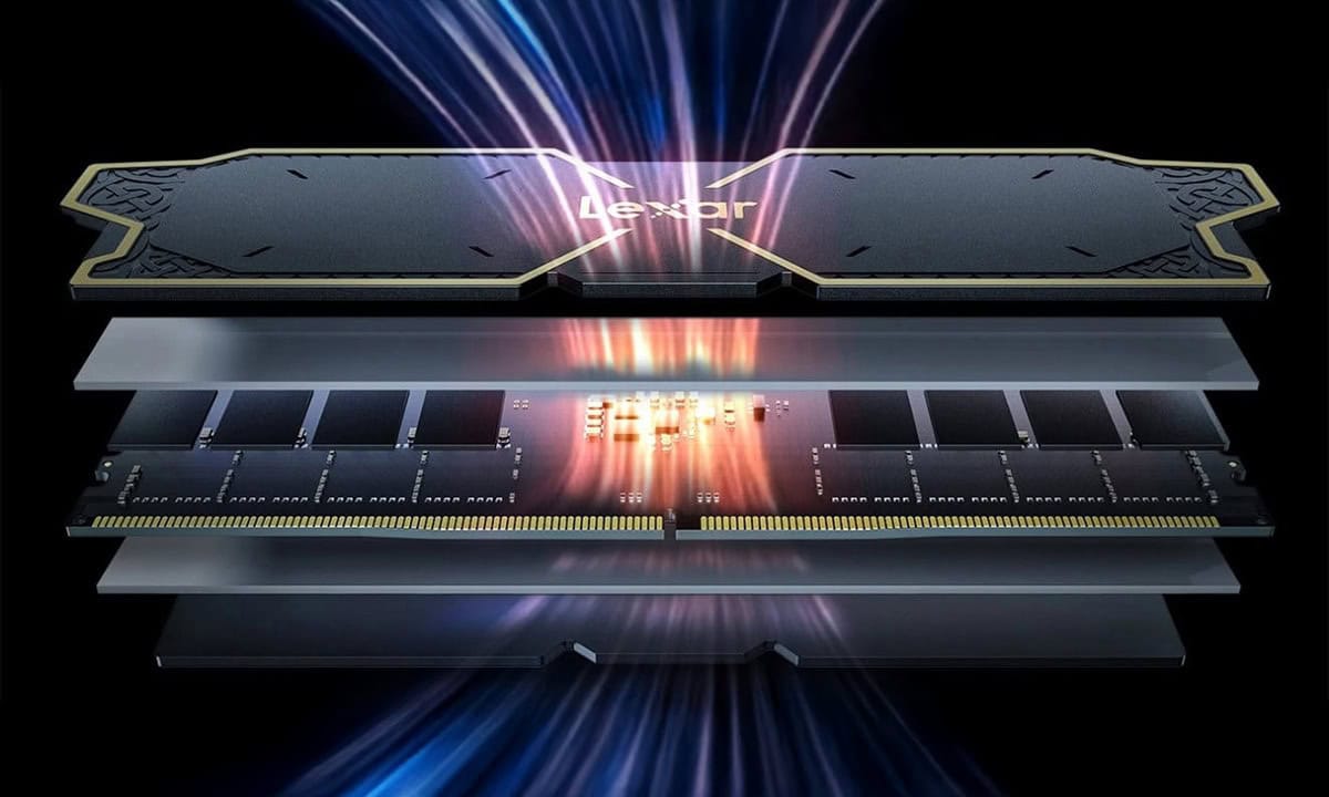 Geavanceerde Lexar Thor RGB 32GB DDR5 RAM modules met RGB-verlichting, ontworpen voor gaming en high-performance systemen, compatibel met Intel XMP 3.0 en AMD EXPO.