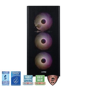 Xpg Valor Mesh Rgb Zwart Mid Tower 650w 80+ White Gaming Behuizing 2