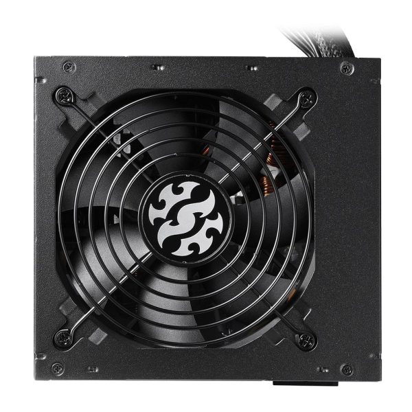 Ventilator voor gaming behuizing met zwart ontwerp en metalen rooster, geschikt voor high-performance gaming systemen. Ideaal voor optimale koeling en stabiliteit tijdens intensieve gaming sessies.