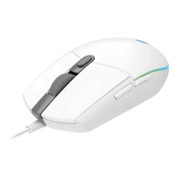 Logitech G G102 LIGHTSYNC RGB bekabelde gaming muis, ideaal voor precisie en snelle reacties tijdens het gamen, met aanpasbare RGB-verlichting en comfortabele grip.