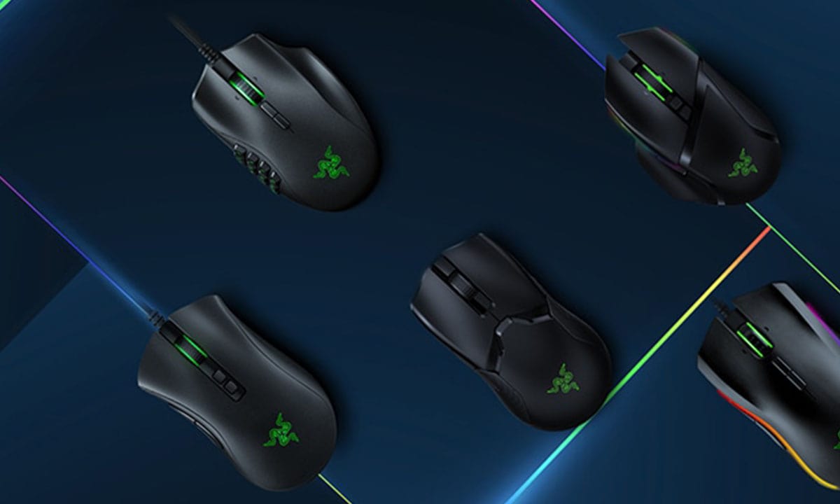 Professionele Razer gaming muizen met RGB-verlichting en snelle responsiveness voor gamers. Ideaal voor eSports en gaming setups bij Azoth Gaming.