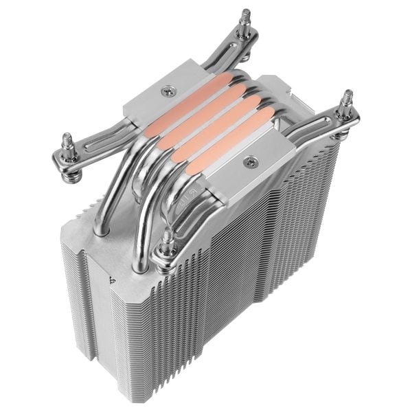 Efficiënte computerkoeler hoogwaardige heatsink en ventilator, ideaal voor gaming en overklokken, verbetert prestaties en warmteafvoer van CPU's en grafische kaarten.