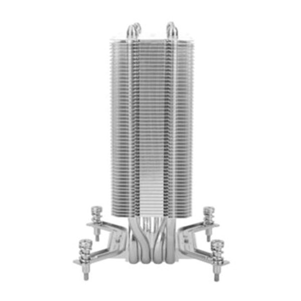 ARBG-koellichaam voor CPU met witte afwerking en 4×6mm heatpipes.