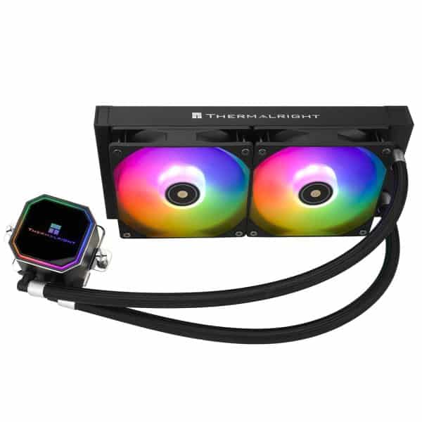 Geavanceerde RGB-gekleurde waterkoeling voor CPU, uitgebalanceerde prestatie en stil geluid, perfect voor gaming en overklokken.