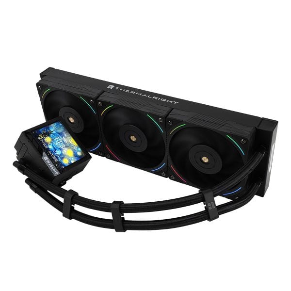 Geavanceerde CPU-koeler met RGB-verlichting, geschikt voor high-performance gaming systemen. Optimaliseert warmte-afvoer en verbetert de visuele uitstraling van je gaming setup.