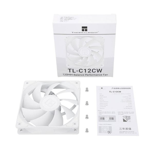 Ontdek de Thermalright TL-C12CW, een hoogwaardige 120mm ventilator ontworpen voor optimale luchtstroom en koeling in gaming- en computerbehuizingen. Perfect voor verbeterde prestaties en stil gebruik.