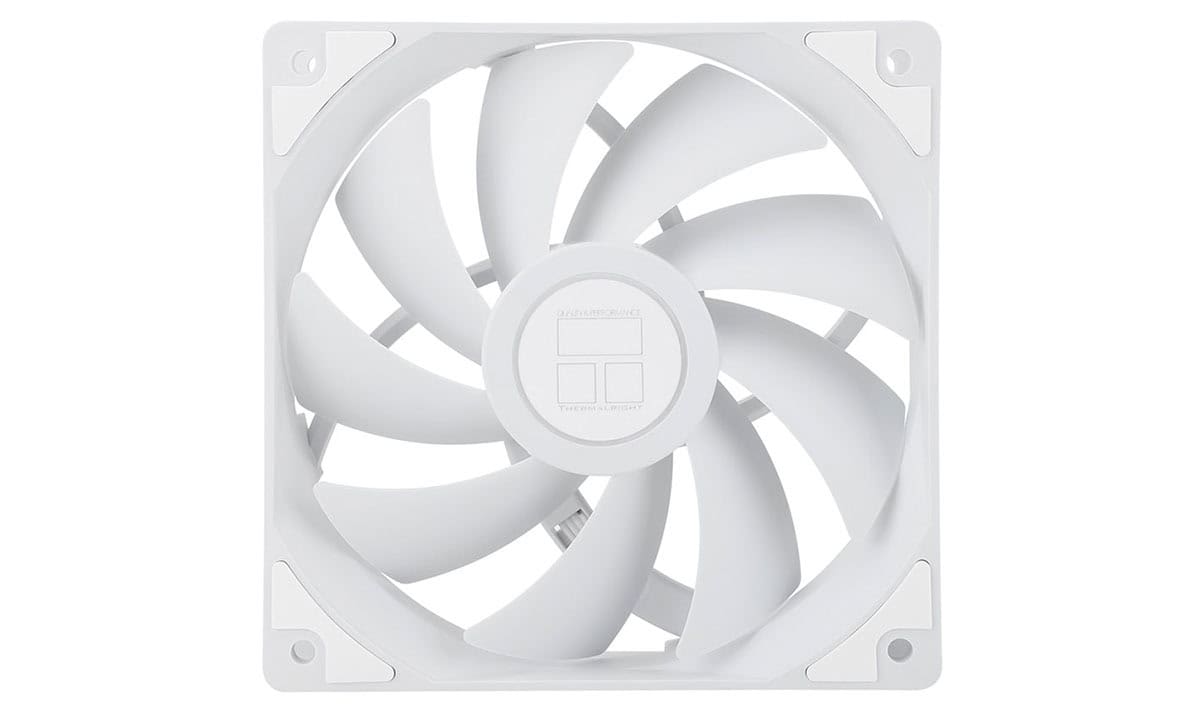 Alternatieve ventilator voor PC-koeling, wit 120mm behuizingventilator met stille werking en efficiënte luchtstroom. Ideaal voor het verbeteren van de koeling en het verminderen van geluid in gaming-.