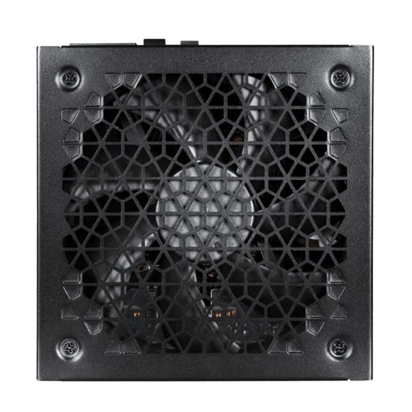 Hoogwaardige 1200W volledig modulaire voeding met Gold-certificering en ventilator voor optimale koeling, geschikt voor krachtige gaming- en werkstations.