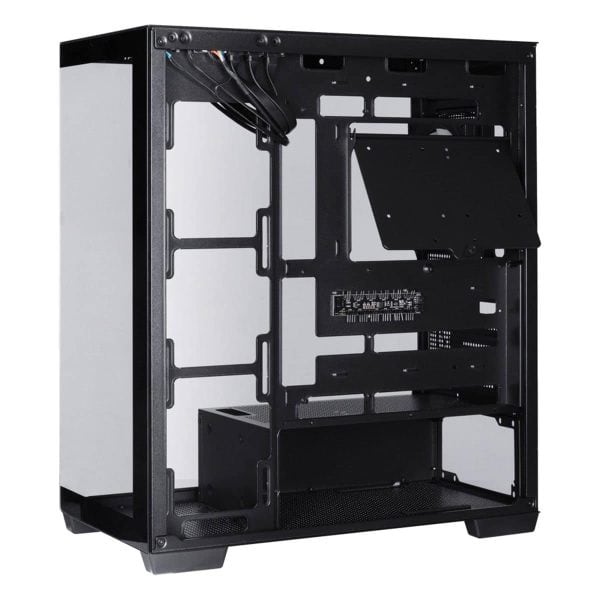 ARBG gaming behuizing met glazen zijpaneel en USB 3.1.