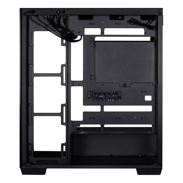 Mid Tower ATX gaming behuizing met glas, ARGB-verlichting en USB 3.1, geschikt voor krachtige gaming PC's en modding, met 850W voeding en 80+ Bronze certificering.