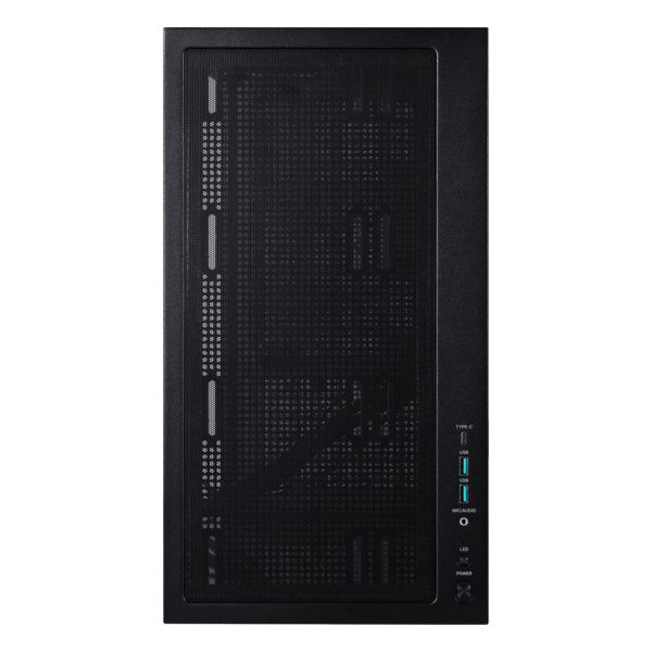 ARBG Fishtank behuizing met USB 3.1 en gehard glas voor gaming.