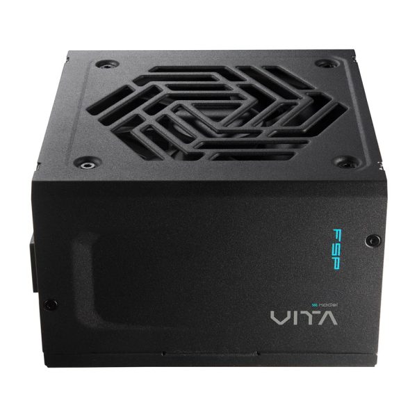 Voedingsunit VITA GM 1000W 80+ Gold, volledig modulair met 120mm ventilator voor optimale koeling en efficiëntie, geschikt voor high-performance gaming en PC-builds.