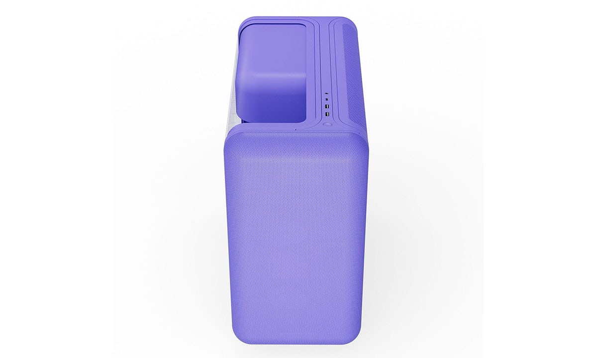 Moderne Taro Milk Gehard Glas gaming behuizing met USB 3.2 voor ATX systemen, ontworpen voor optimale koeling en stijlvol uiterlijk.