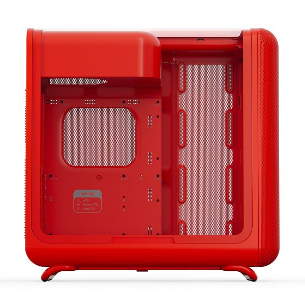 Rode HYTE X50 Wild Cherry behuizing met Gehard Glas en USB 3.2 voor gaming PC's.